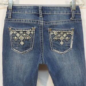 Rue 21 Mid Rise Crops w Pocket Bling Size‎ 0